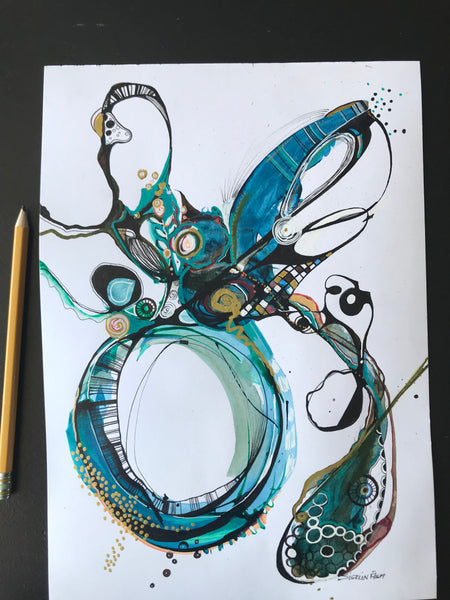 Gallery / Vatnslitir / Watercolour